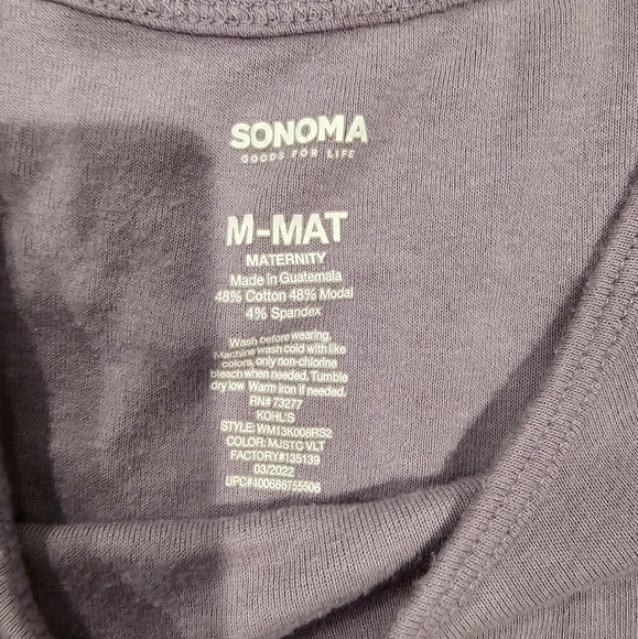 Sonoma Size M Maternity Tank Top - Picture 3 of 4